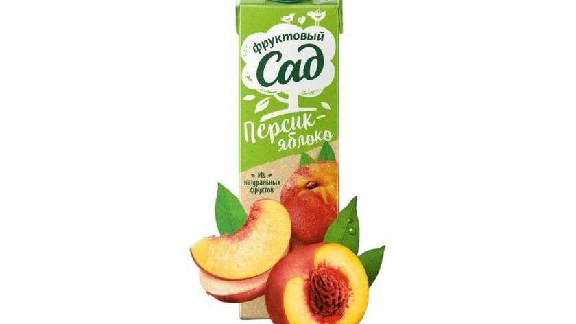 Fructovy Sad Natural Peach Juice 0.95L