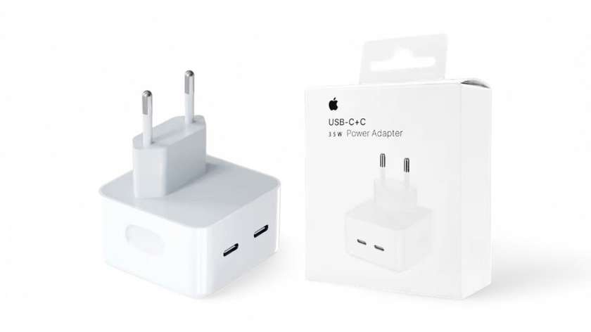 35W Power Adapter USB-C+C Charger Adapter