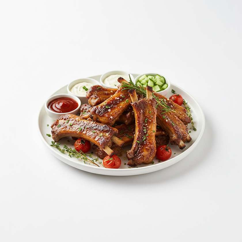 Goat Ribs Platter (Full)