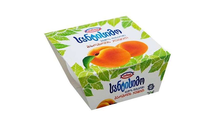 Santissimo cottage cheese dessert with apricot jam 150g