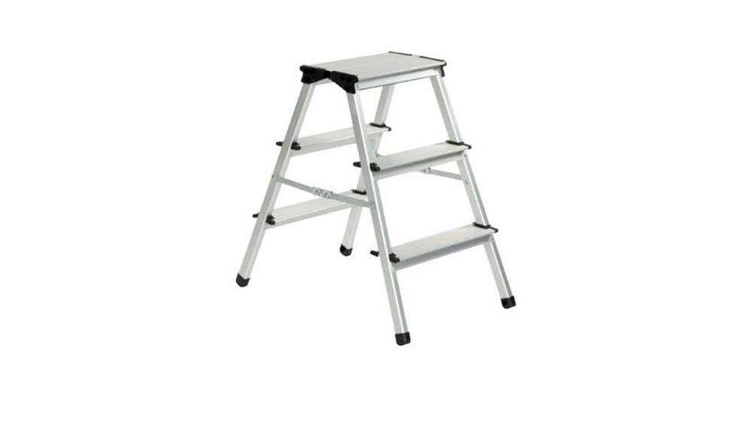 Premier Premium Quality Aluminum Ladder, 3 Steps