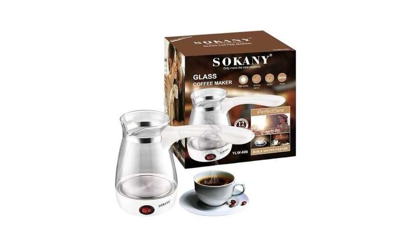 Sokany Glass Coffee Maker Ylw-606