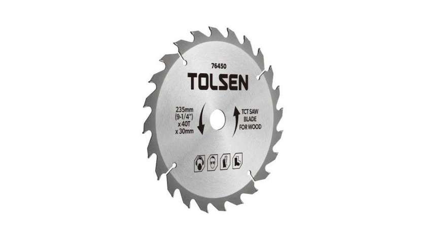 Tolsen TOL919-76440 Wood Cutting Metal Disc 210mm