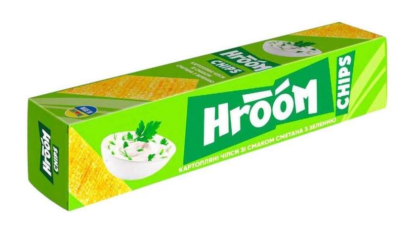 Hroom Chips with Sour Cream and Herb Flavor 50g