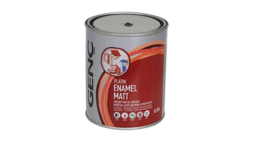 Gence Platinum Enamel Matte Black 0.75l