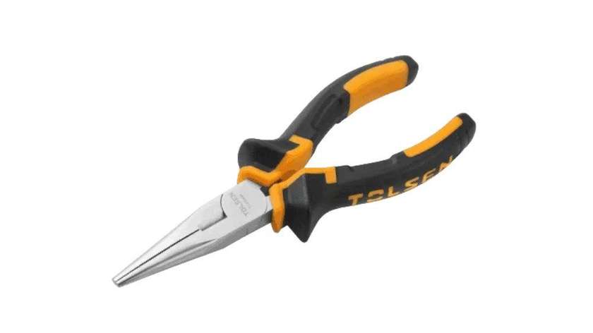 TOLSEN TOL5-10006 Long Nose Pliers with Rubber Handle 160MM, 6"