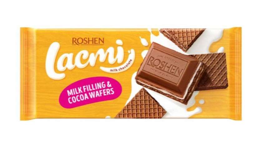 Roshen Lacmi Milk Filling and Cocoa Wafers 90gr
