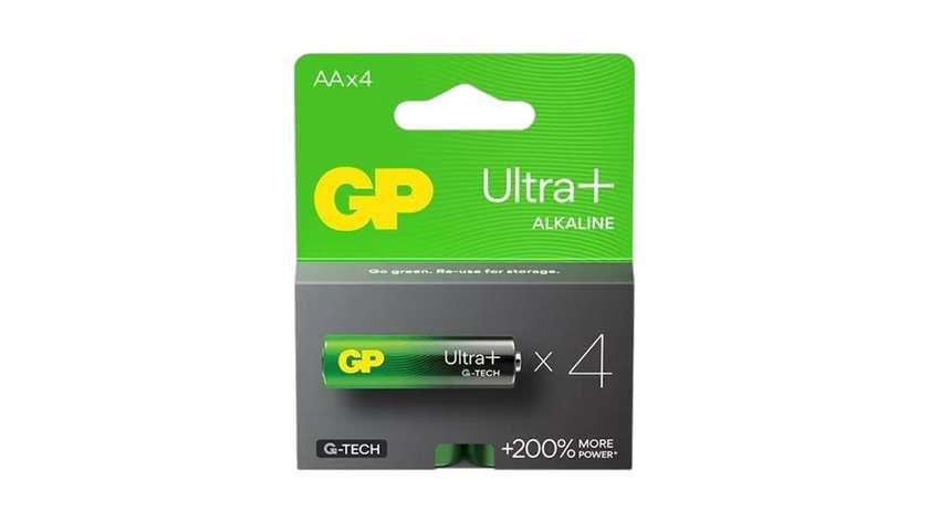 G-Tech GP AAx4 Ultra+ Alkaline Battery - 4pcs