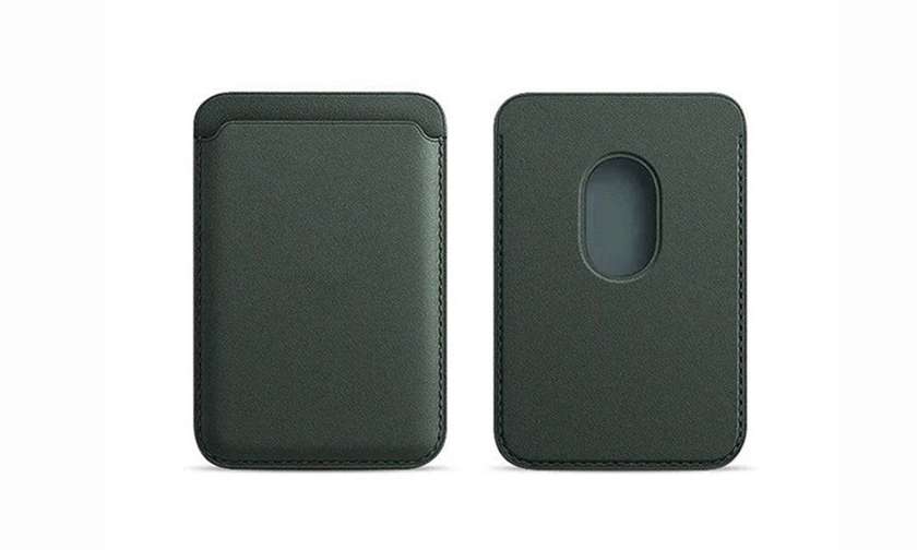 iPhone Leather Wallet (MagSafe) Green