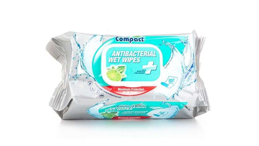 Antibacterial Wet Wipes 100 count