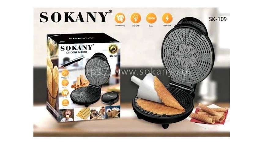 Waffle Maker Sokany-Ice Cone Maker SK-109