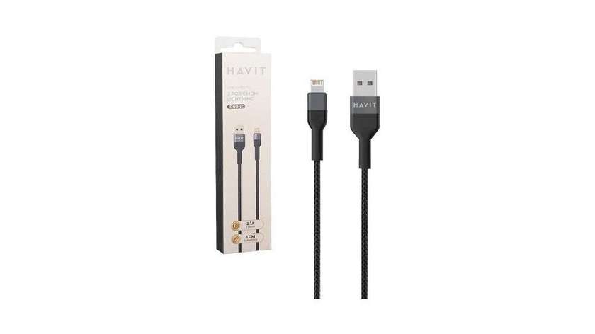Havit USB to Lightning iPhone Cable 2.1a 1.0m