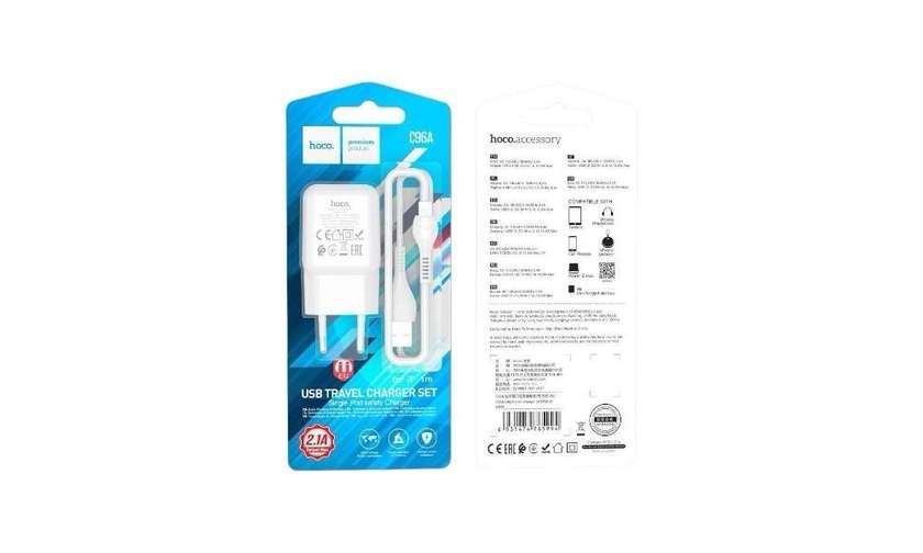 Hoco USB Travel Charger Set for IP 1m