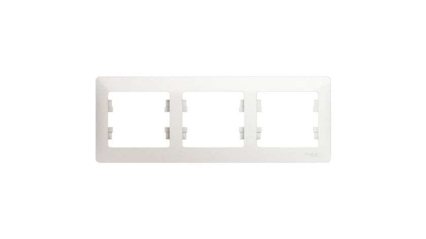 Almera 3-section Vertical Frame, White