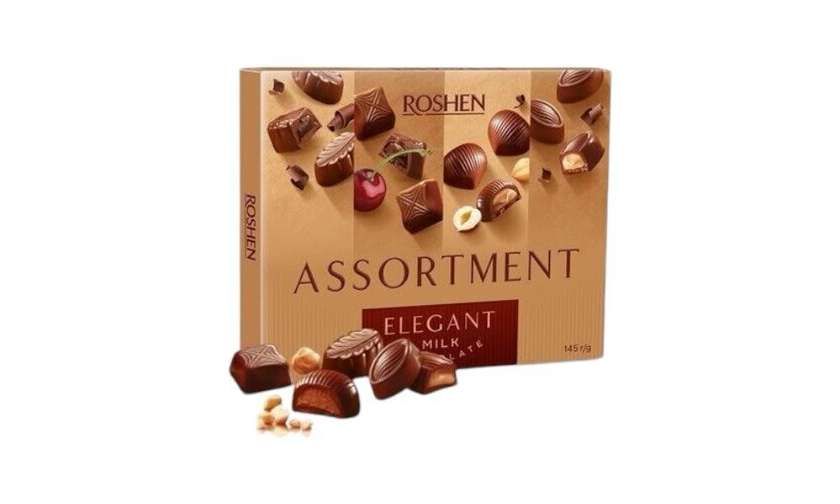 Roshen Assortment Elegant Milk Chocolate 145g