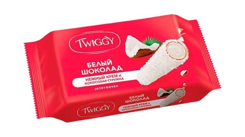 Twiggy White Chocolate with Coconut (20 pc)