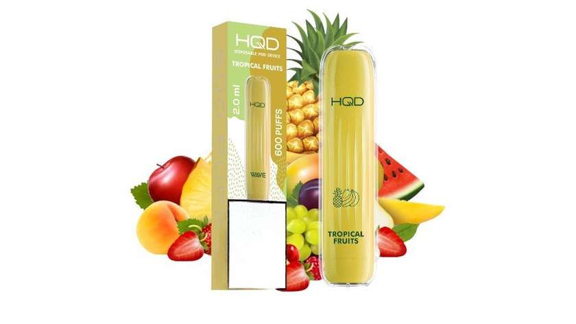 HQD Wave Tropical Fruits 600 Puffs