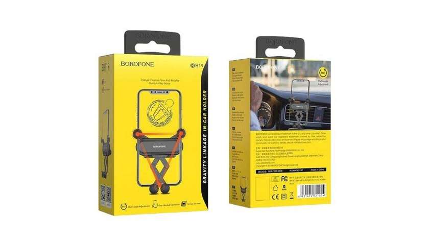 Borofone Gravity Linkage In-Car Holder