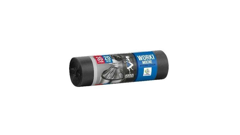 Trash Bags with Drawstring, 35L, 20 Count
