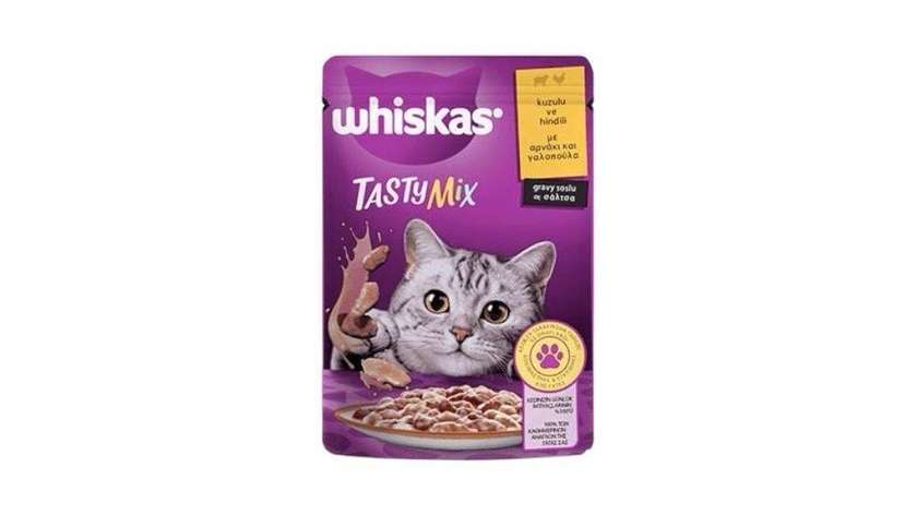 Whiskas Tasty Mix Lamb and Turkey in Sauce 85g