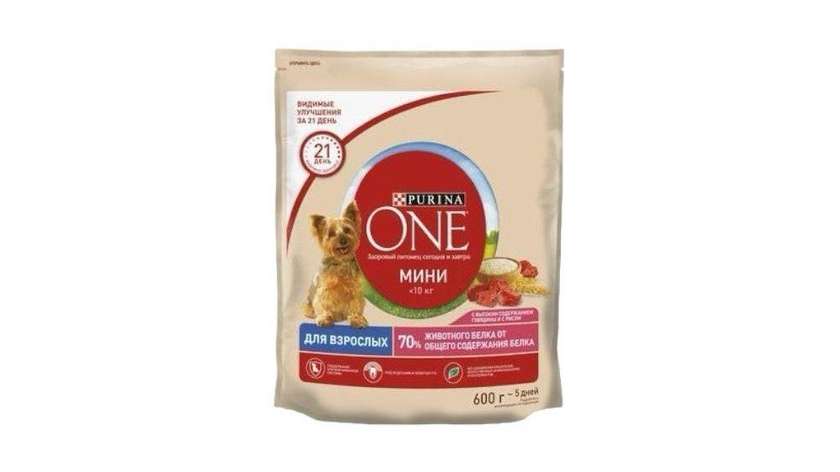 Purina One Mini Adult Dog Food 1.500kg