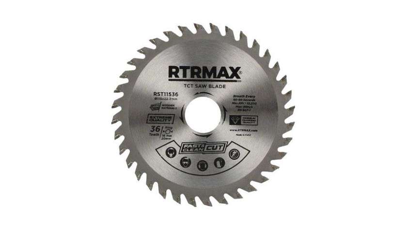 RTRMAX wood cutting disc 125mm 36T rst 12536