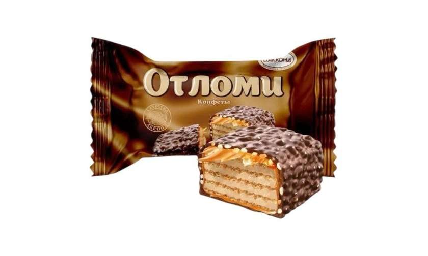 Weight Candy Otlomi Waffle with Peanuts Caramel 300g