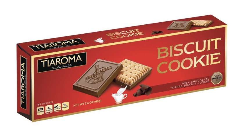 Tiaroma Biscuit Cookie 68gr Milk Chocolate