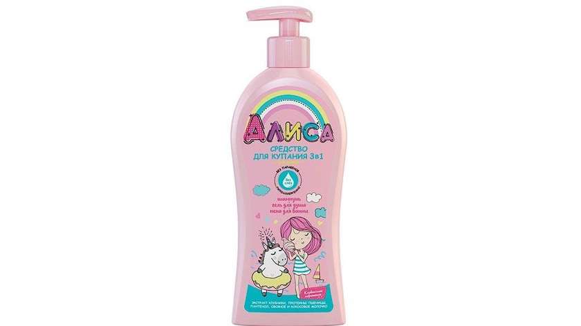 Alice 3-in-1 Shampoo+Shower+Foam 350g