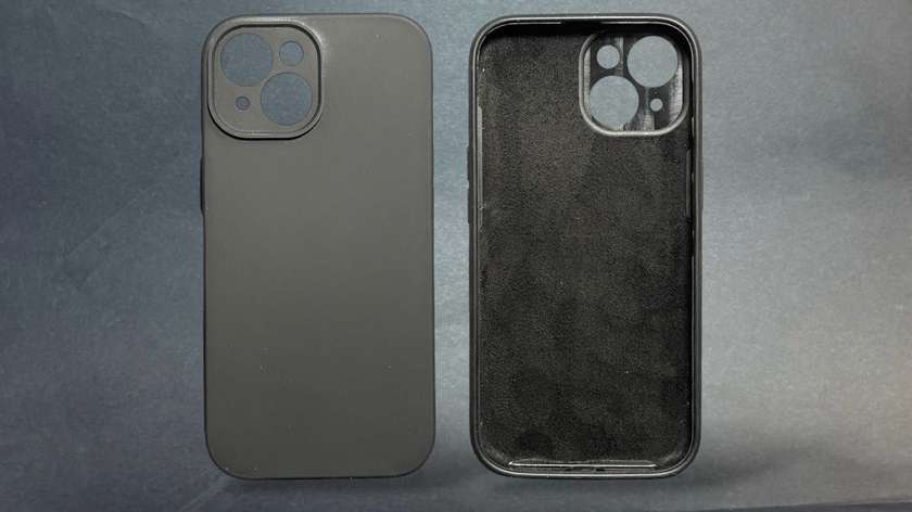 Silicone Case iPhone 15 Black