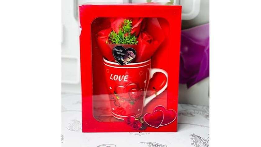 Gift Mug with Rose 6891121248334