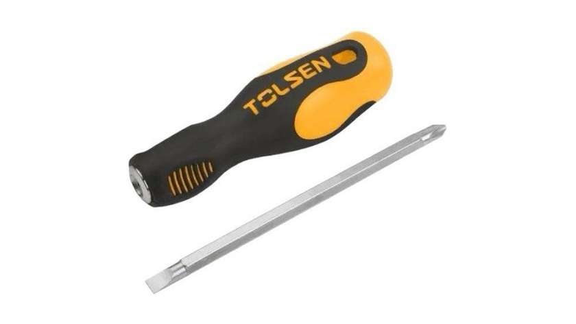 Tolsen tol927-20042 Screwdriver with Replaceable Bits, 2 Pieces