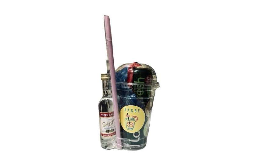 SA&BE Cocktail with Stolichnaya Vodka (0.05L), Laimon Fresh + Jellybon
