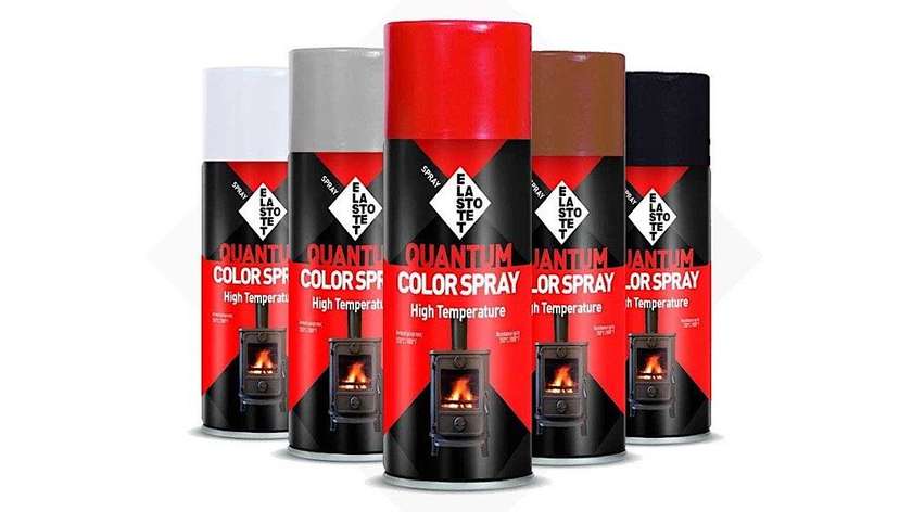 Pulivizador Elastotel Quantum High Temperature Hi-Temp Red Paint 400ml