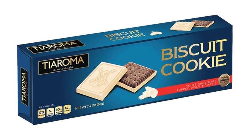 Tiaroma Biscuit Cookie 68gr White Chocolate