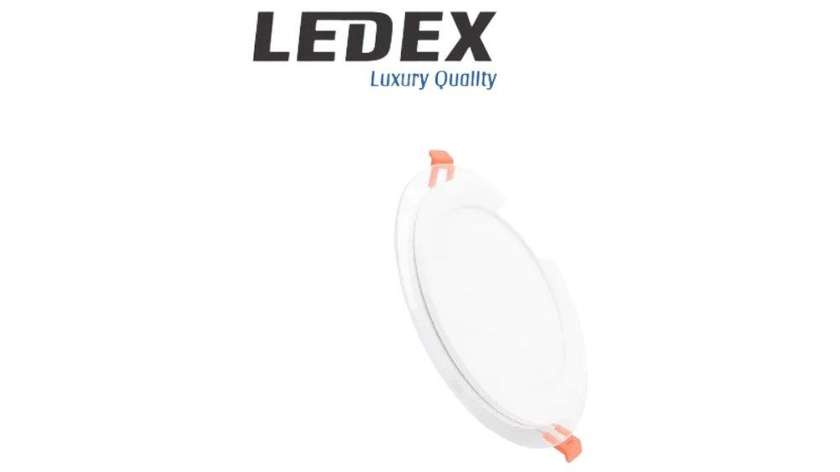 LEDEX LED Glass Down Light (Round) 12w 3000K
