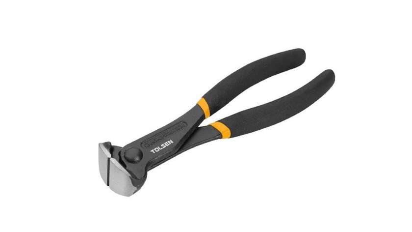 TOLSEN TOL271-10044 Flat Nose Pliers with Round Ends 180mm, 7"