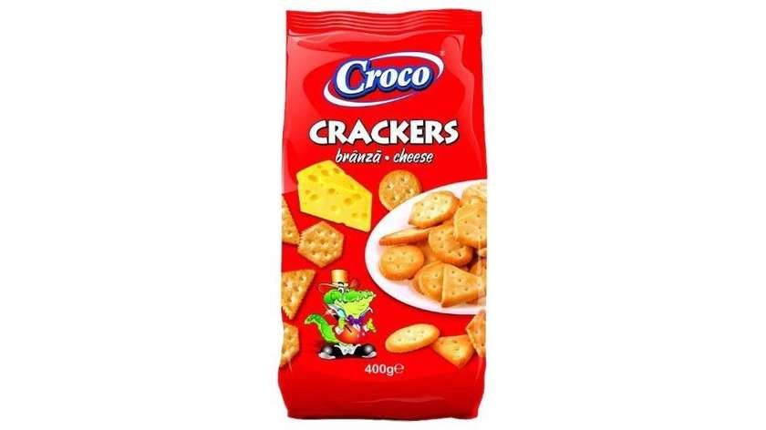 Croco Cheese Flavored Crackers 400g