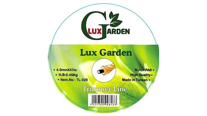 Lux Garden TL-026 Trimmer Line 4.0mmX47m, Duo Square Twist Lux Garden TL-026 Trimmer