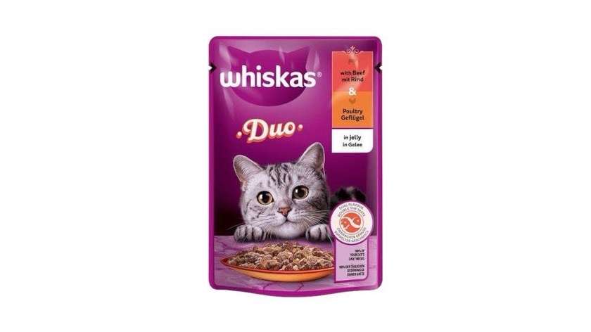 Whiskas Duo Beef and Poultry in Jelly 85g