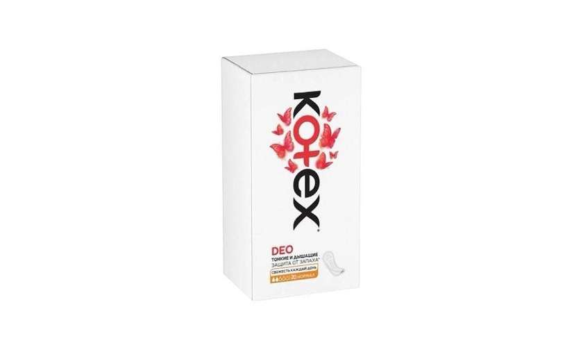 Kotex Deo Daily 2-Drop Panty Liners 20 Count
