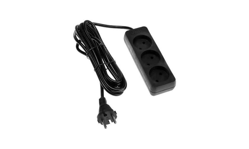 Linus Extension Cord, Three-Way, 10m