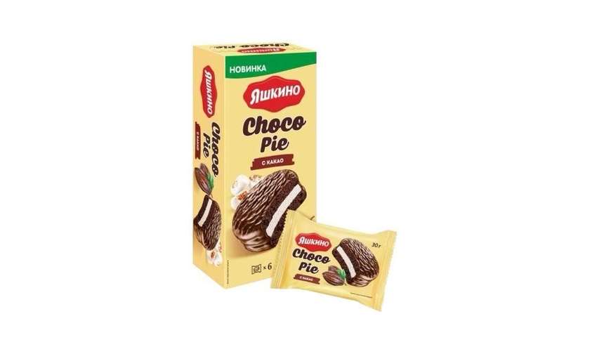 Yashkino Choco Pie with Cocoa 180g (6pcs)