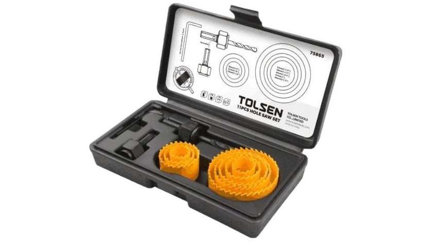 Tolsen 8-Piece Hole Saw Set 75865