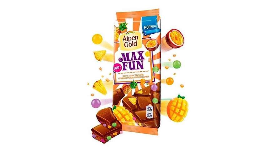 Alpen Gold Max Fun Mango Pineapple and Passion Fruit 150g
