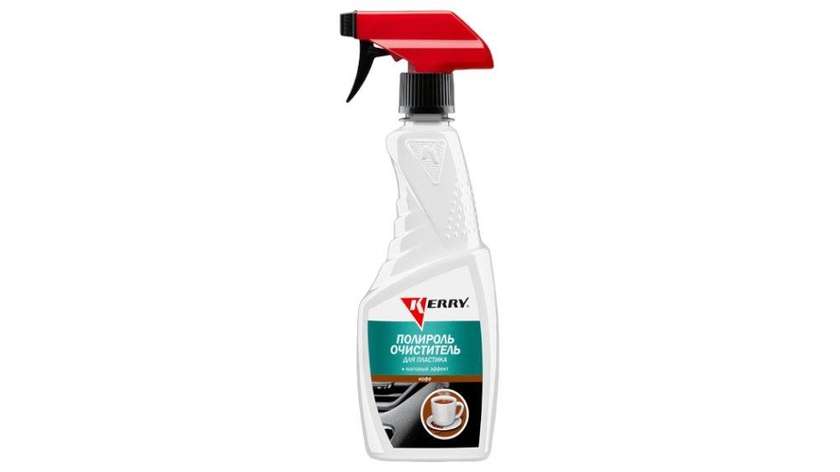 Plastic Polish and Cleaner for Car Interior with Smooth Effect and Coffee Scent, 500ml