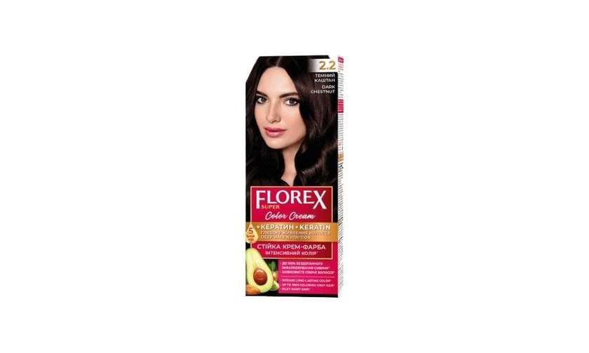 Florex 2.2 Dark Chestnut Hair Dye