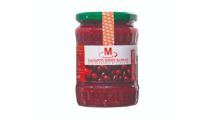 Marneuli Grated Cornelian Cherry with Sugar 650g