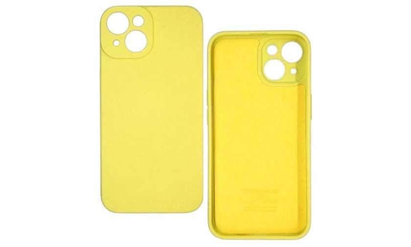 Alcantara Case for iPhone 13 Yellow