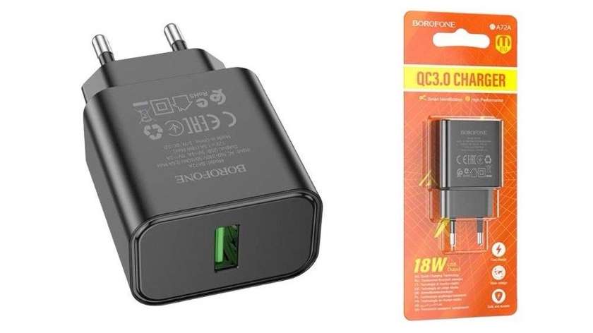 Borofone QC3.0 18W Charger BA72A